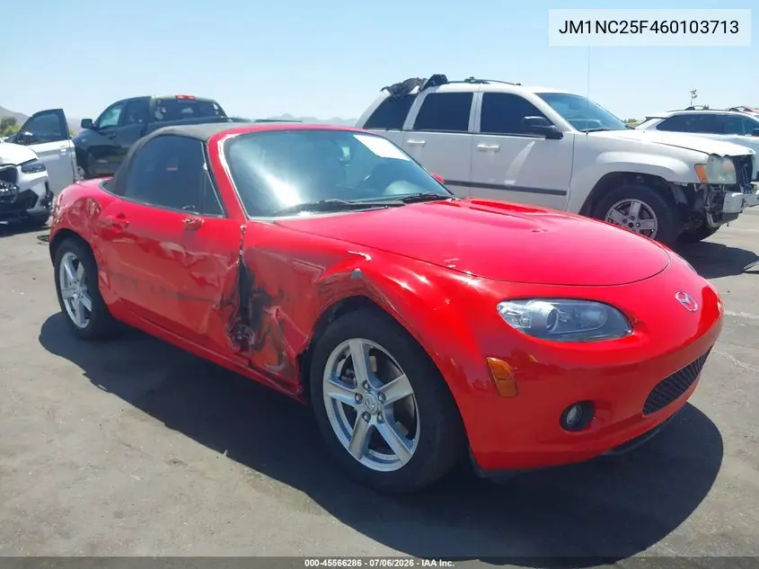 2006 Mazda Mx-5 Touring VIN: JM1NC25F460103713 Lot: 45566286