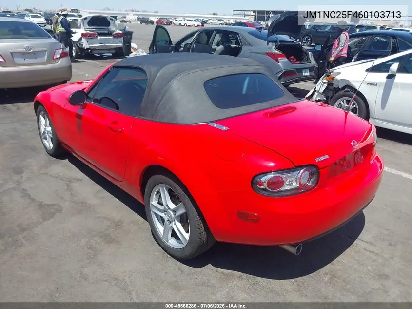2006 Mazda Mx-5 Touring VIN: JM1NC25F460103713 Lot: 45566286