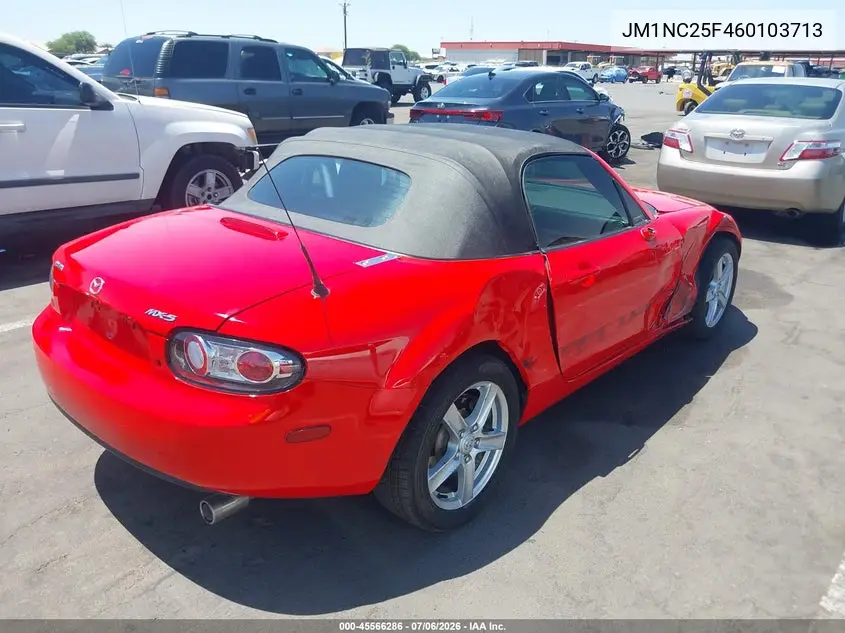 2006 Mazda Mx-5 Touring VIN: JM1NC25F460103713 Lot: 45566286