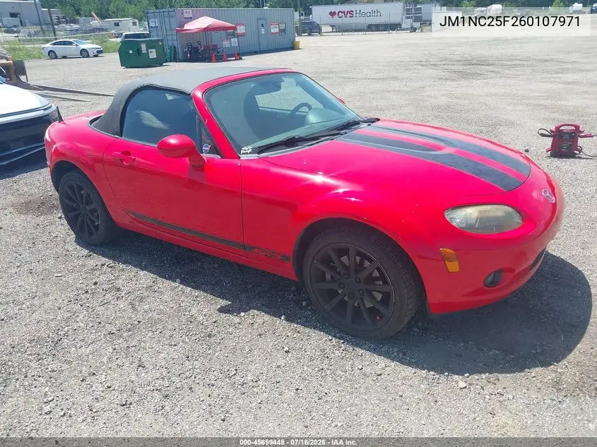 2006 Mazda Mx-5 Sport VIN: JM1NC25F260107971 Lot: 45659448