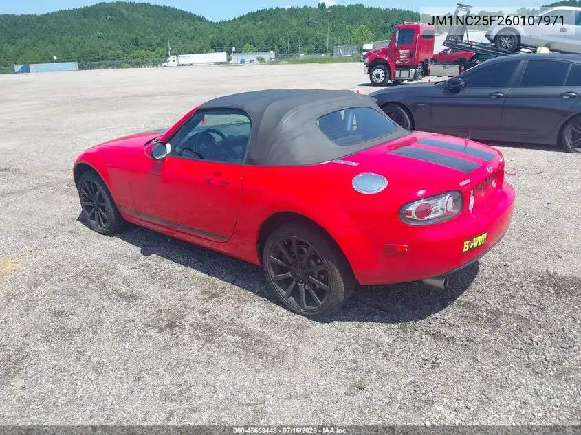 2006 Mazda Mx-5 Sport VIN: JM1NC25F260107971 Lot: 45659448