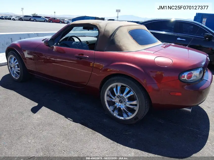 2007 Mazda Mx-5 Grand Touring VIN: JM1NC25F070127377 Lot: 45425979