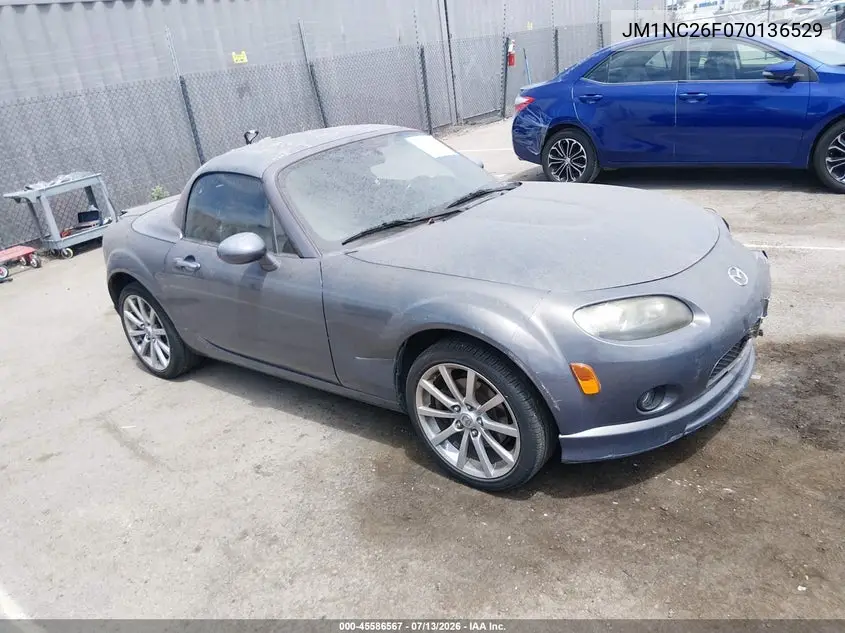 2007 Mazda Mx-5 Grand Touring VIN: JM1NC26F070136529 Lot: 45586567