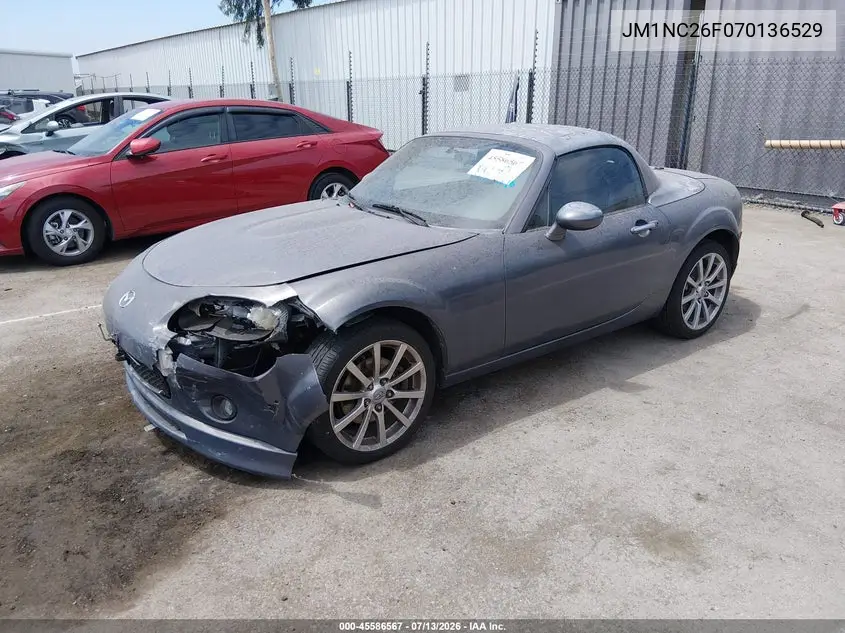 2007 Mazda Mx-5 Grand Touring VIN: JM1NC26F070136529 Lot: 45586567