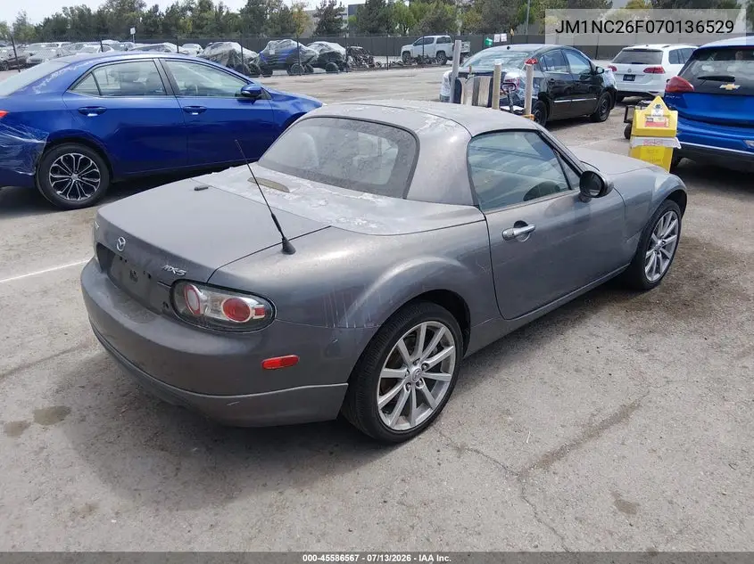2007 Mazda Mx-5 Grand Touring VIN: JM1NC26F070136529 Lot: 45586567