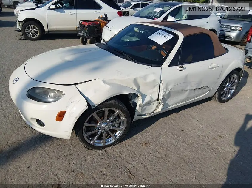 2007 Mazda Mx-5 Miata VIN: JM1NC25F870126722 Lot: 45622402