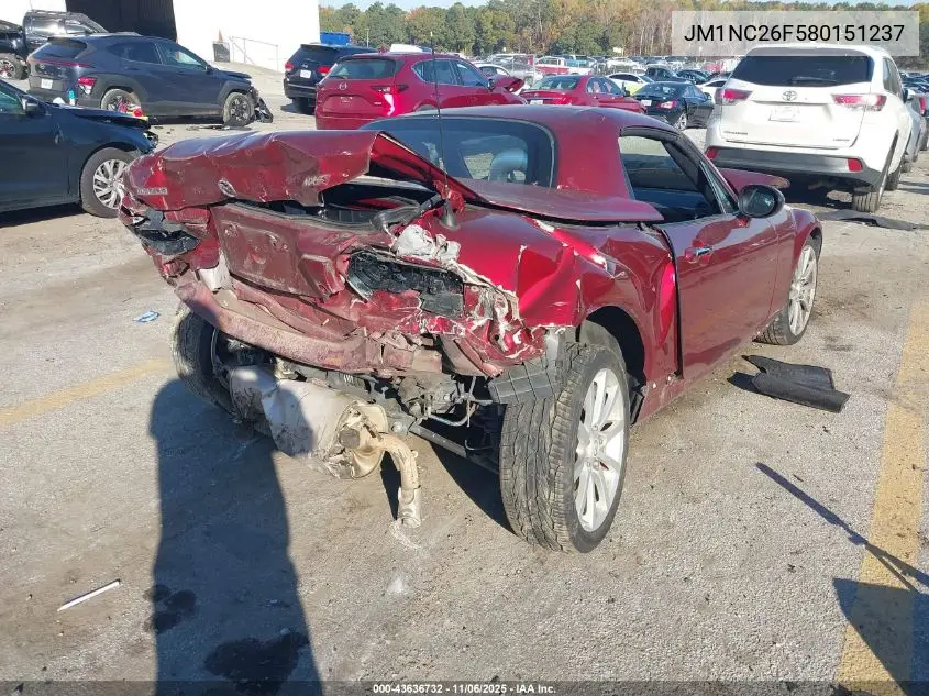 2008 Mazda Mx-5 Grand Touring VIN: JM1NC26F580151237 Lot: 43636732