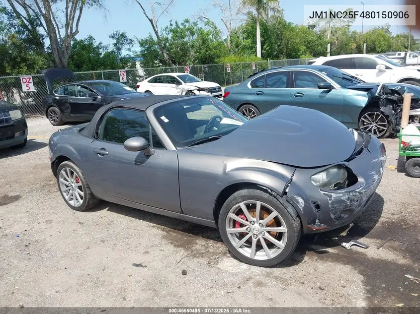 2008 Mazda Mx-5 Touring VIN: JM1NC25F480150906 Lot: 45550495