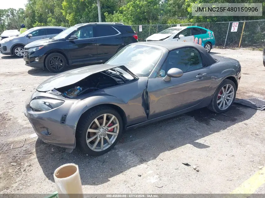 2008 Mazda Mx-5 Touring VIN: JM1NC25F480150906 Lot: 45550495