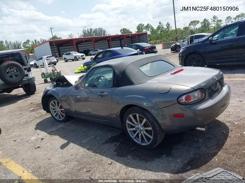 2008 Mazda Mx-5 Touring VIN: JM1NC25F480150906 Lot: 45550495