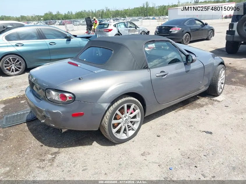 2008 Mazda Mx-5 Touring VIN: JM1NC25F480150906 Lot: 45550495