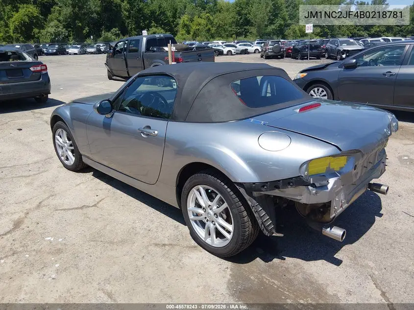 2011 Mazda Mx-5 Miata Sport VIN: JM1NC2JF4B0218781 Lot: 45578243