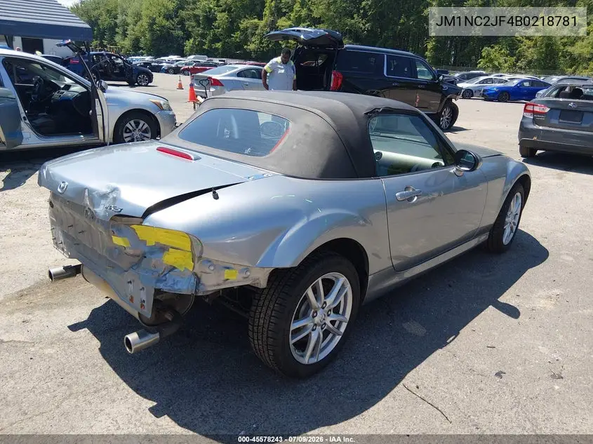 2011 Mazda Mx-5 Miata Sport VIN: JM1NC2JF4B0218781 Lot: 45578243