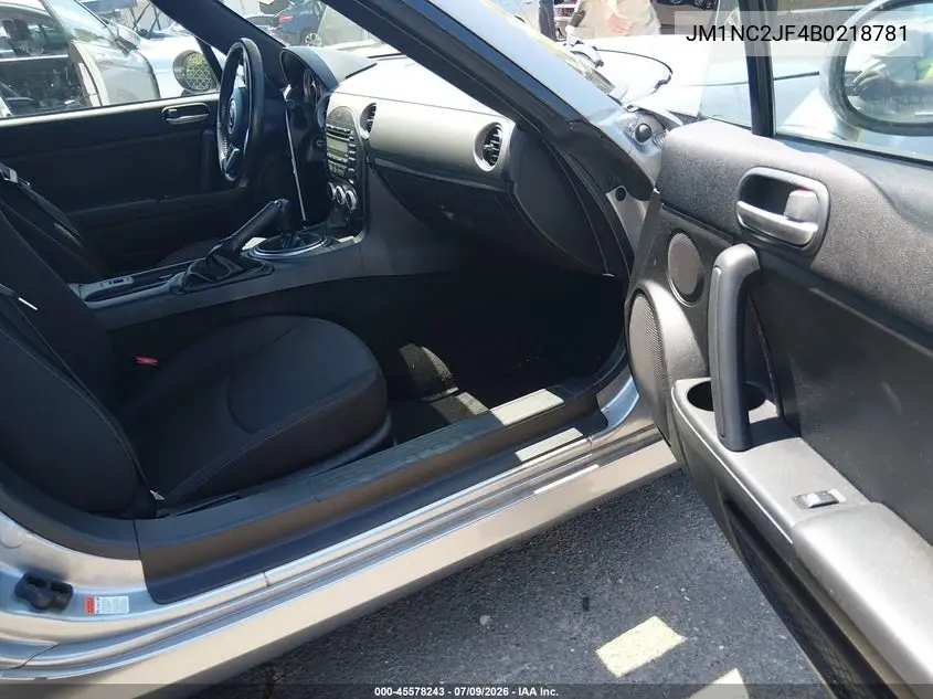 2011 Mazda Mx-5 Miata Sport VIN: JM1NC2JF4B0218781 Lot: 45578243