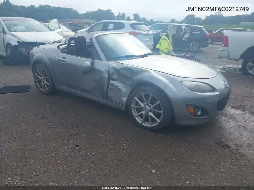 2012 Mazda Mx-5 Miata Touring VIN: JM1NC2MF6C0219749 Lot: 45611620