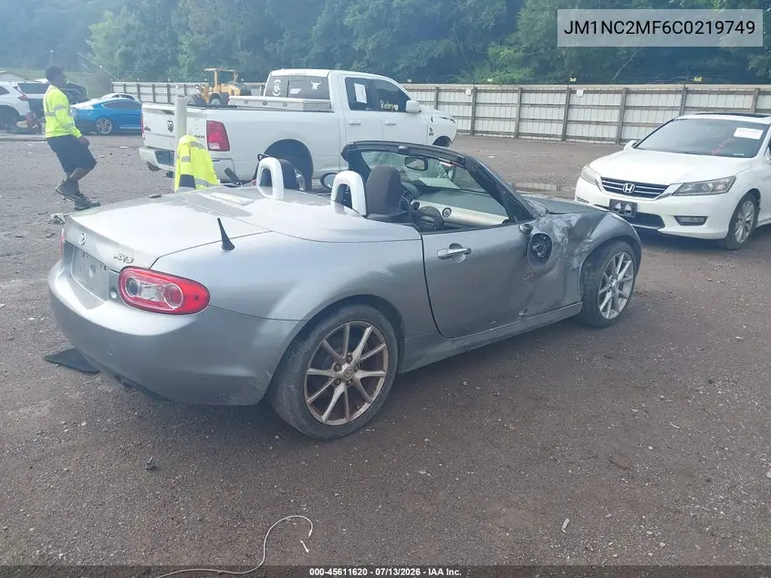 2012 Mazda Mx-5 Miata Touring VIN: JM1NC2MF6C0219749 Lot: 45611620