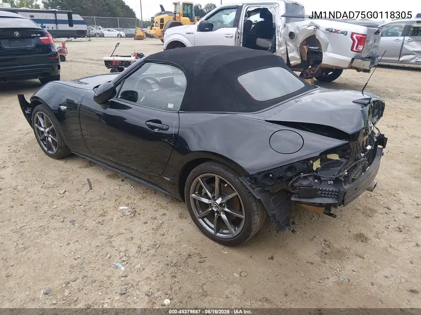 2016 Mazda Mx-5 Miata Grand Touring VIN: JM1NDAD75G0118305 Lot: 45379887