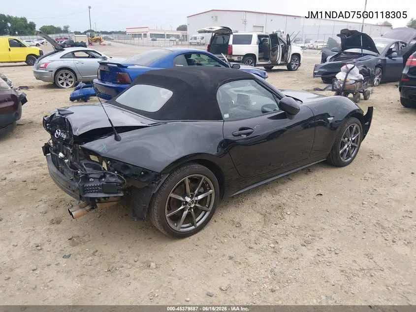 2016 Mazda Mx-5 Miata Grand Touring VIN: JM1NDAD75G0118305 Lot: 45379887