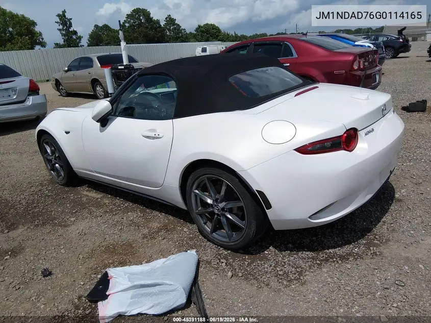 2016 Mazda Mx-5 Miata Grand Touring VIN: JM1NDAD76G0114165 Lot: 45391188