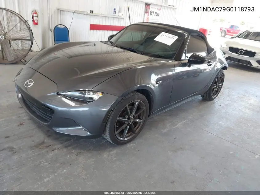 2016 Mazda Mx-5 Miata Club VIN: JM1NDAC79G0118793 Lot: 45395673