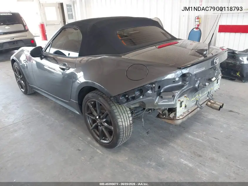 2016 Mazda Mx-5 Miata Club VIN: JM1NDAC79G0118793 Lot: 45395673