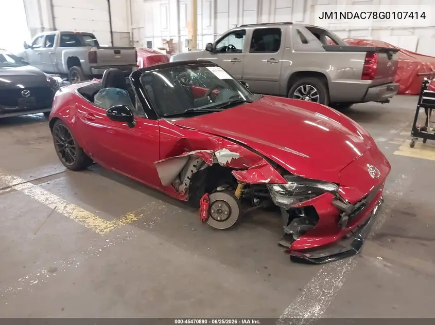 2016 Mazda Mx-5 Miata Club VIN: JM1NDAC78G0107414 Lot: 45470890