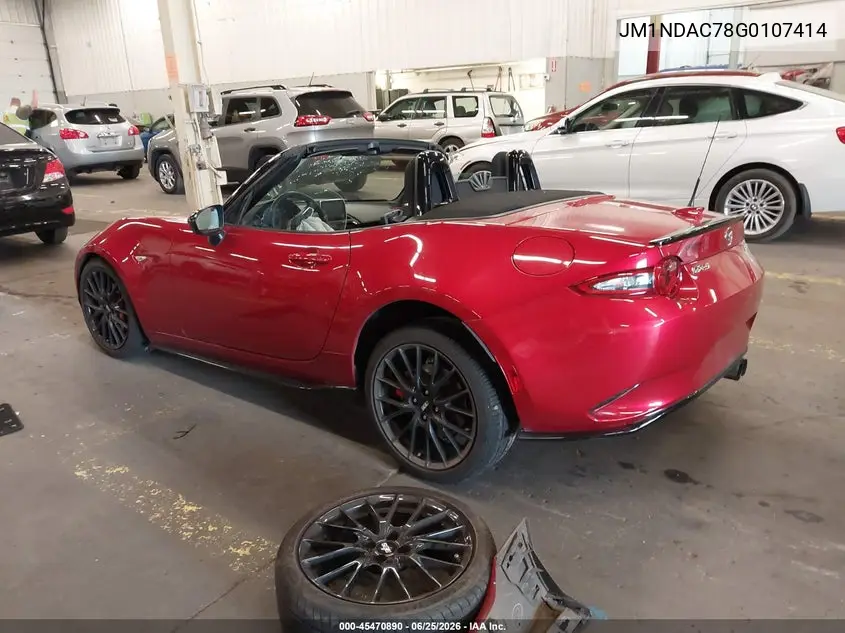 2016 Mazda Mx-5 Miata Club VIN: JM1NDAC78G0107414 Lot: 45470890