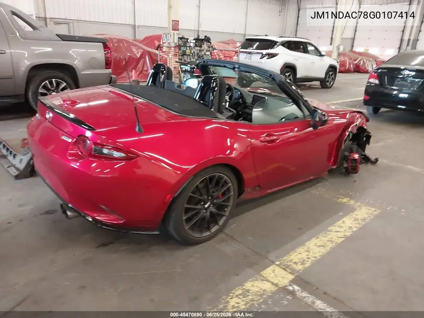 2016 Mazda Mx-5 Miata Club VIN: JM1NDAC78G0107414 Lot: 45470890