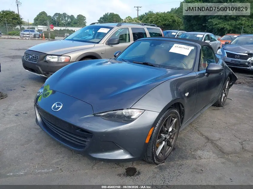 2016 Mazda Mx-5 Miata Grand Touring VIN: JM1NDAD75G0109829 Lot: 45483168