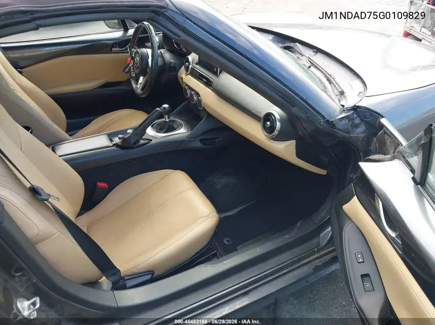 2016 Mazda Mx-5 Miata Grand Touring VIN: JM1NDAD75G0109829 Lot: 45483168