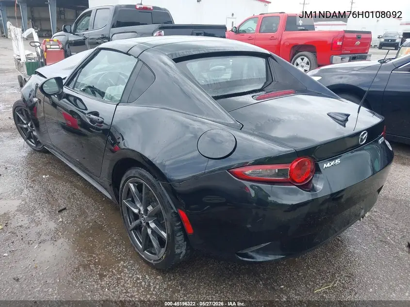 2017 Mazda Mx-5 Miata Rf Grand Touring VIN: JM1NDAM76H0108092 Lot: 45196322
