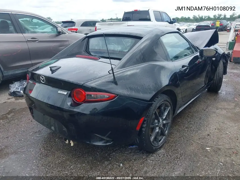 2017 Mazda Mx-5 Miata Rf Grand Touring VIN: JM1NDAM76H0108092 Lot: 45196322