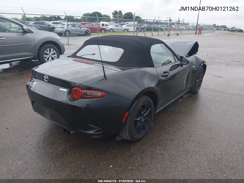2017 Mazda Mx-5 Miata Sport VIN: JM1NDAB70H0121262 Lot: 45548129