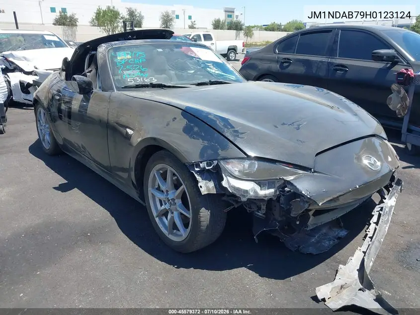 2017 Mazda Mx-5 Miata Sport VIN: JM1NDAB79H0123124 Lot: 45579372