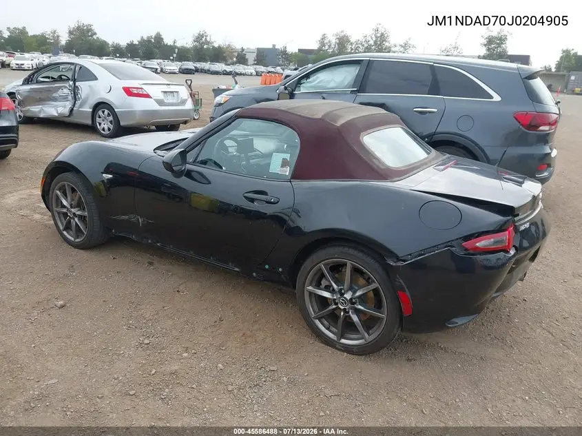2018 Mazda Mx-5 Miata Grand Touring VIN: JM1NDAD70J0204905 Lot: 45586488