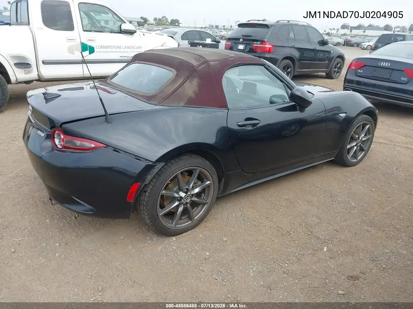2018 Mazda Mx-5 Miata Grand Touring VIN: JM1NDAD70J0204905 Lot: 45586488