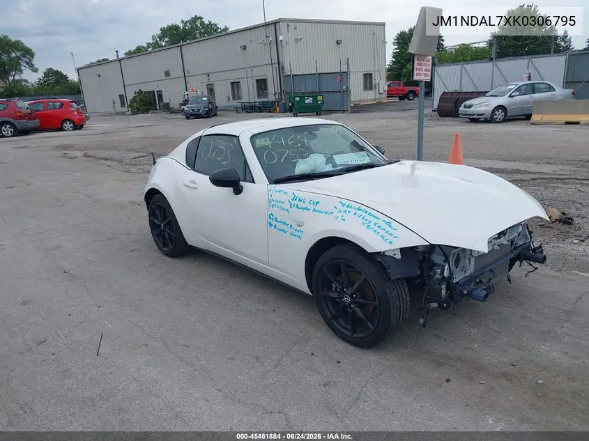 2019 Mazda Mx-5 Miata Rf Club VIN: JM1NDAL7XK0306795 Lot: 45461884