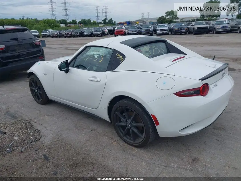 2019 Mazda Mx-5 Miata Rf Club VIN: JM1NDAL7XK0306795 Lot: 45461884