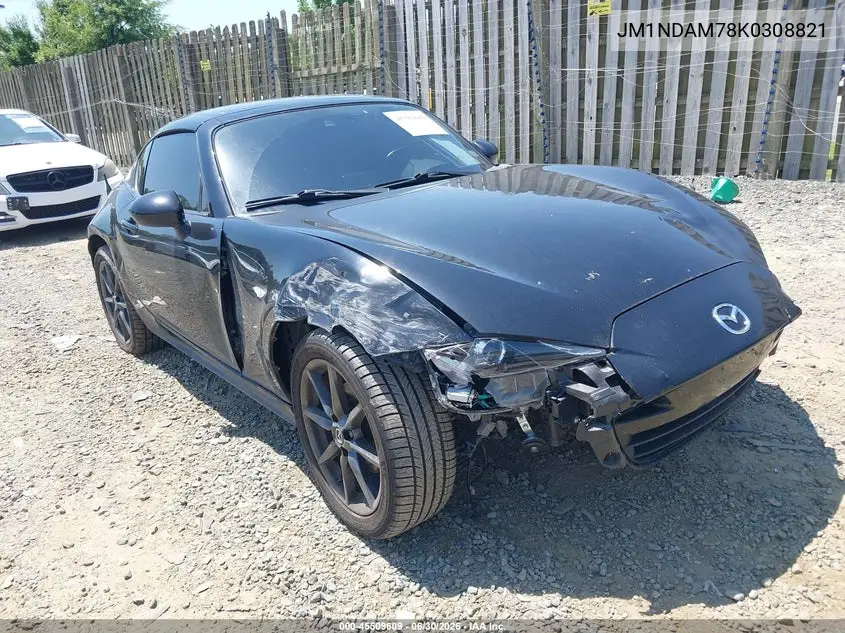 2019 Mazda Mx-5 Miata Rf Grand Touring VIN: JM1NDAM78K0308821 Lot: 45509609