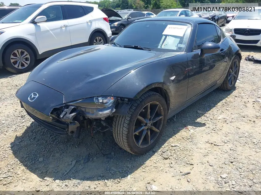 2019 Mazda Mx-5 Miata Rf Grand Touring VIN: JM1NDAM78K0308821 Lot: 45509609