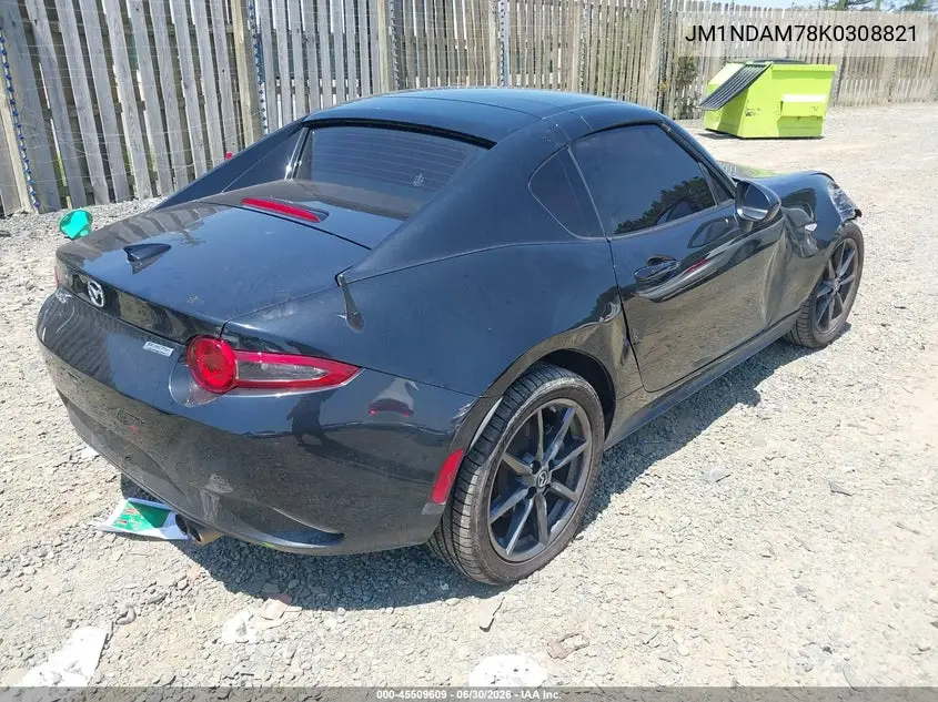 2019 Mazda Mx-5 Miata Rf Grand Touring VIN: JM1NDAM78K0308821 Lot: 45509609