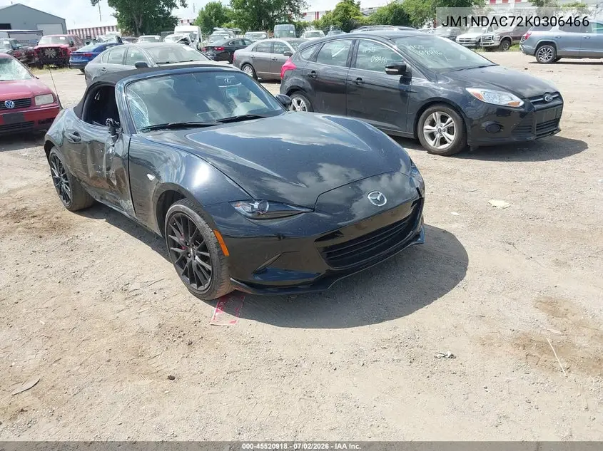 2019 Mazda Mx-5 Miata Club VIN: JM1NDAC72K0306466 Lot: 45520918