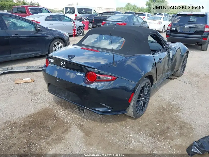 2019 Mazda Mx-5 Miata Club VIN: JM1NDAC72K0306466 Lot: 45520918