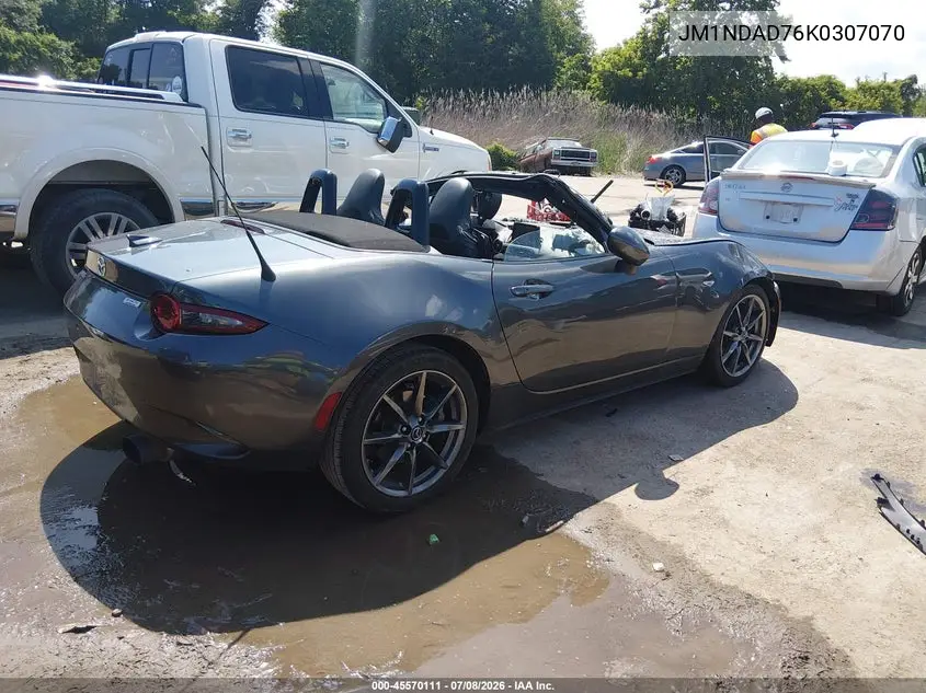 2019 Mazda Mx-5 Miata Grand Touring VIN: JM1NDAD76K0307070 Lot: 45570111
