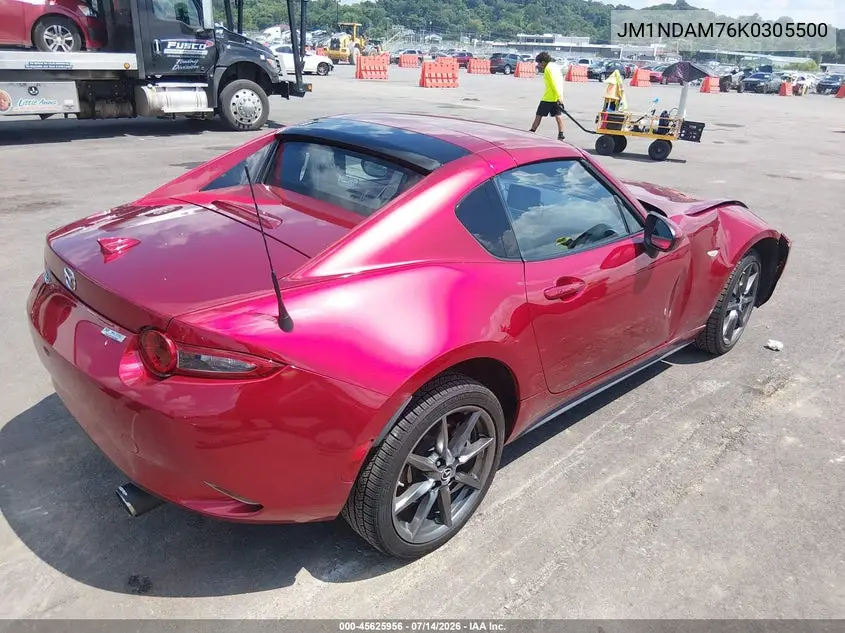 2019 Mazda Mx-5 Miata Rf Grand Touring VIN: JM1NDAM76K0305500 Lot: 45625956