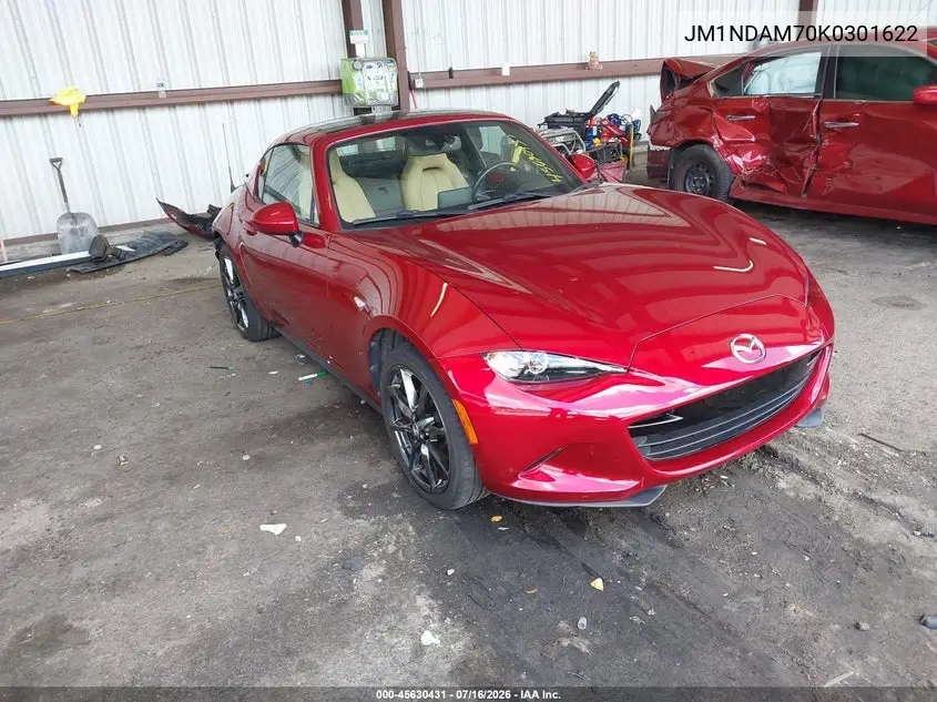 2019 Mazda Mx-5 Miata Rf Grand Touring VIN: JM1NDAM70K0301622 Lot: 45630431