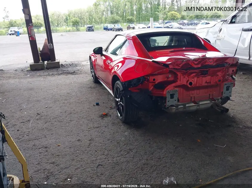 2019 Mazda Mx-5 Miata Rf Grand Touring VIN: JM1NDAM70K0301622 Lot: 45630431