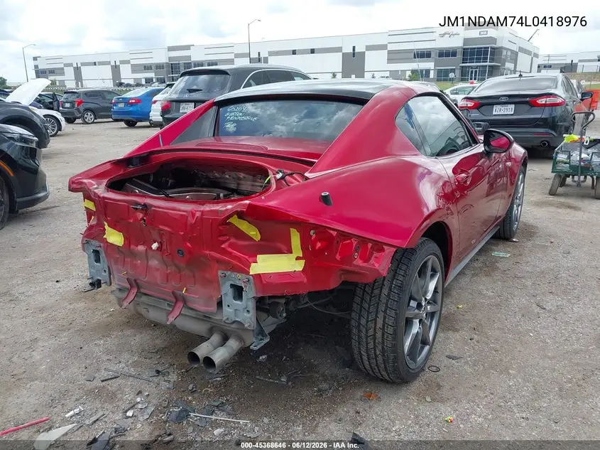 2020 Mazda Mx-5 Miata Rf Grand Touring VIN: JM1NDAM74L0418976 Lot: 45368646