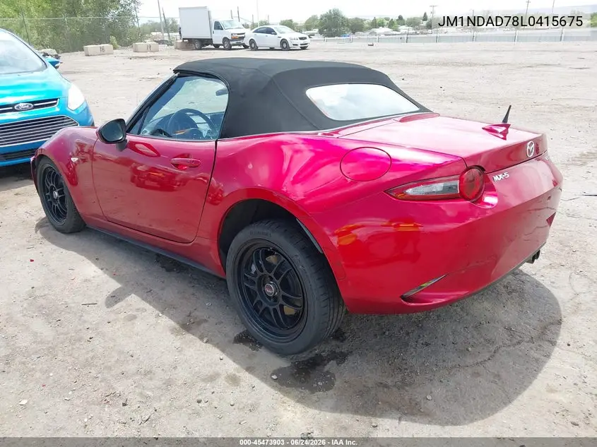 2020 Mazda Mx-5 Miata Grand Touring VIN: JM1NDAD78L0415675 Lot: 45473903