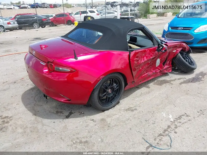 2020 Mazda Mx-5 Miata Grand Touring VIN: JM1NDAD78L0415675 Lot: 45473903